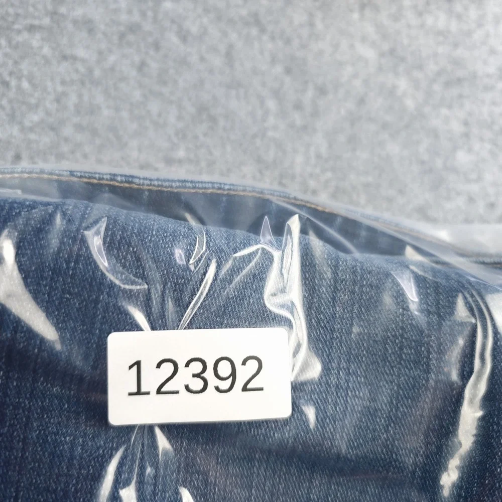Paige Normandie Jeans Mens 34 Blue Medium Wash Slim Straight Leg Stretch Denim